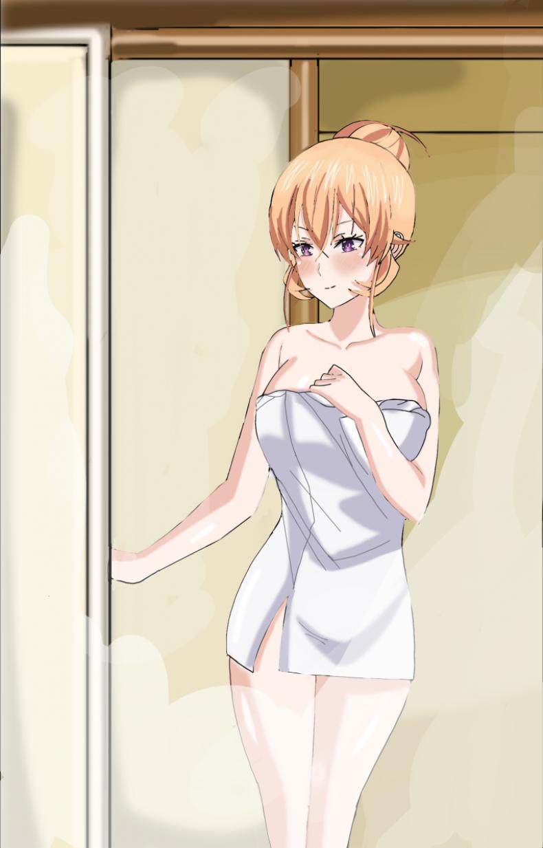 วันดีๆของสองเรา-Hiyori-chan-Somaxerina-hot-spring-Shokugeki-no-Soma-2