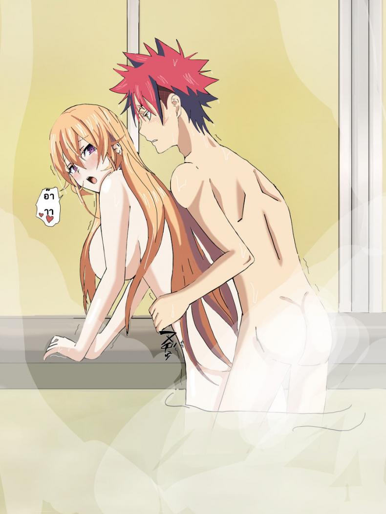 วันดีๆของสองเรา-Hiyori-chan-Somaxerina-hot-spring-Shokugeki-no-Soma-9