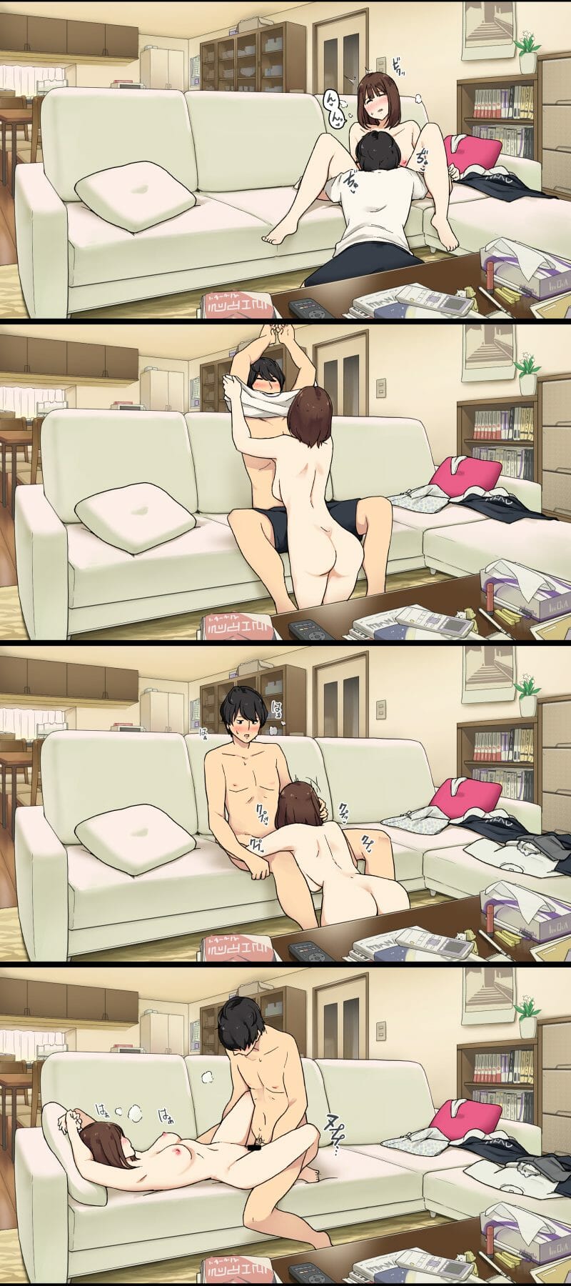 เอาทุกที-ที่มีโอกาส-Wakamatsu-We-Start-Having-Sex-on-the-Living-Rooms-Sofa-as-Soon-as-Our-Parents-Leave-2