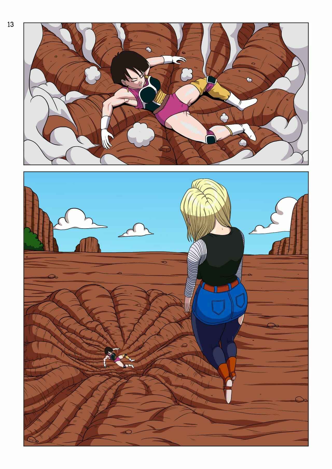 การปะทะเสียว-หมายเลข-18-Vs-เบบี้-Android-18-vs-Baby-13